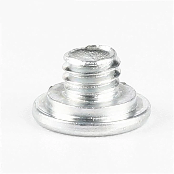 Custom Flat Head Phillips Micro White Screw