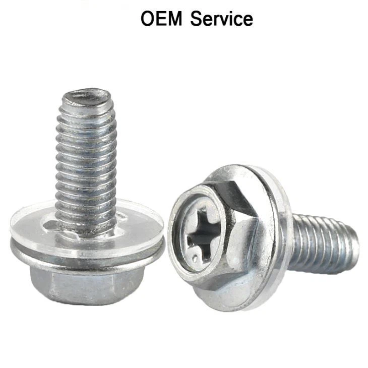 Hex Head Screw With Nylon Washer