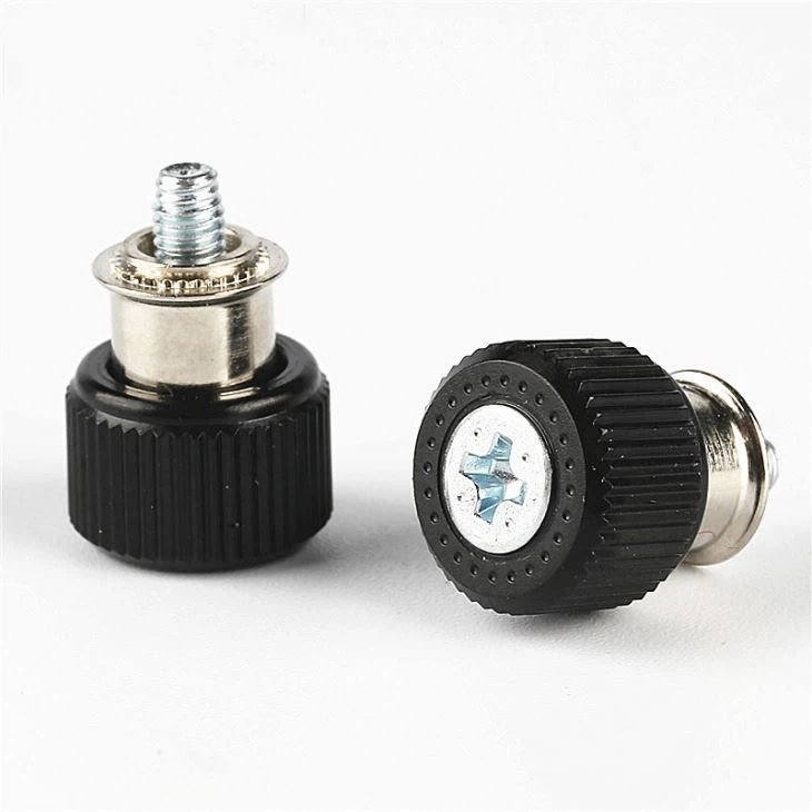 Phillips Hand Screws Black Flat Thumb Screw