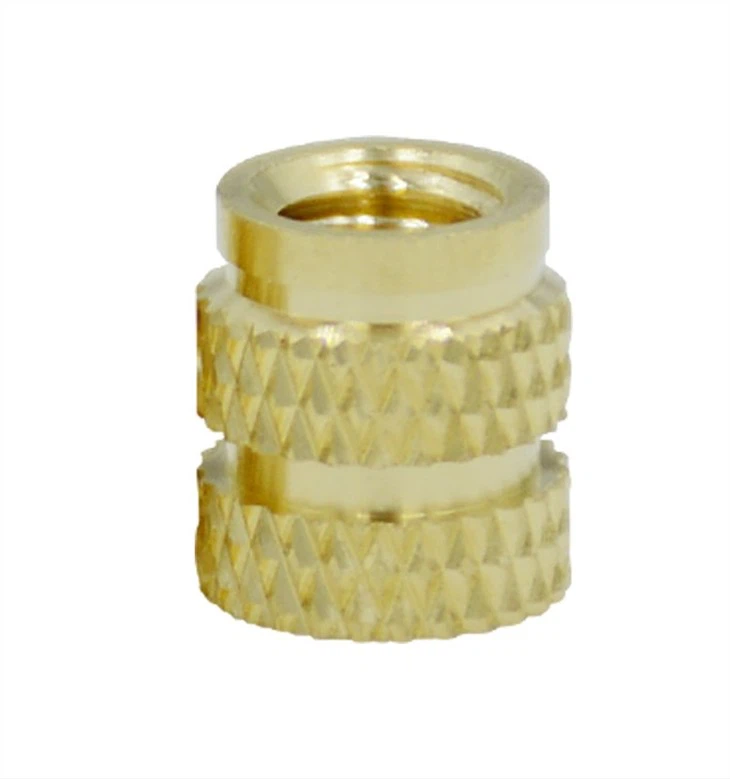Brass Knurled Thread Embedment Nut